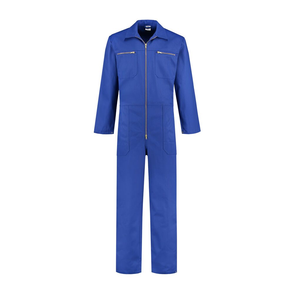 Kinderoverall 100% katoen korenblauw maat 104