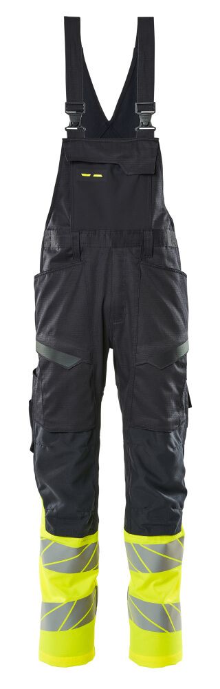donkermarine/hi-vis geel