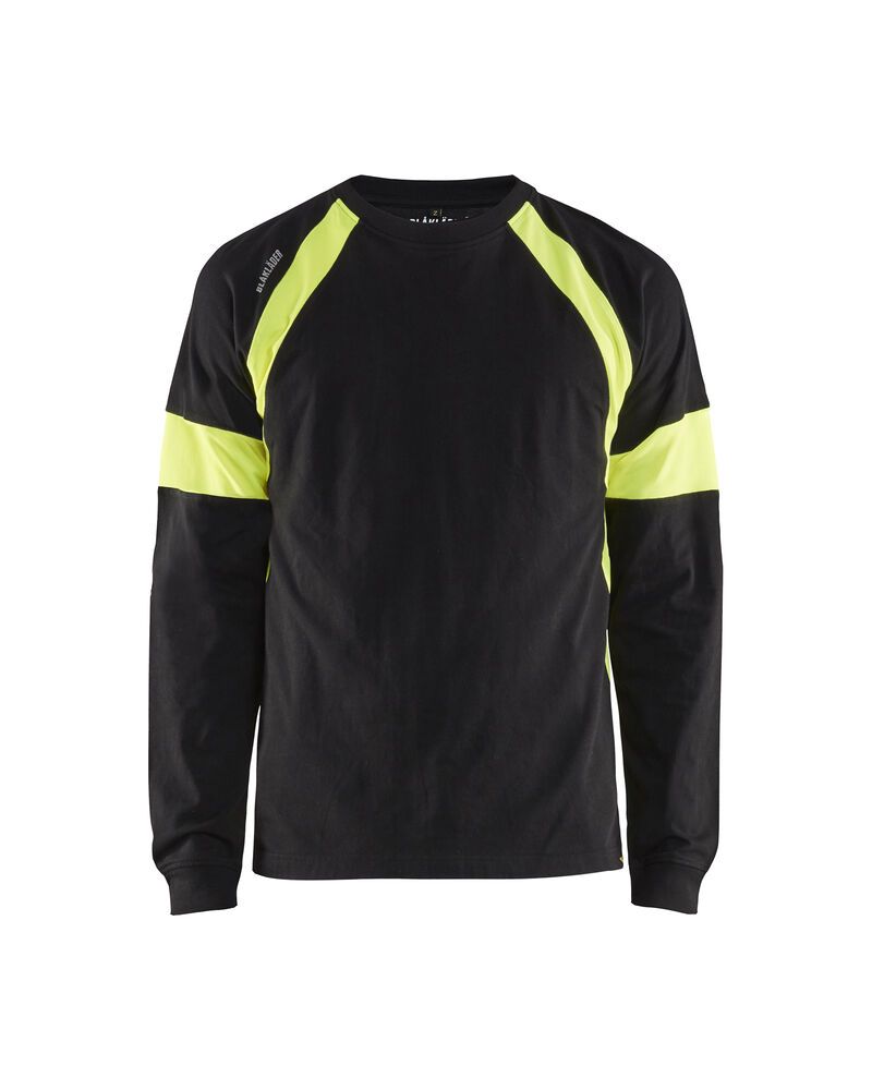 zwart/high vis geel