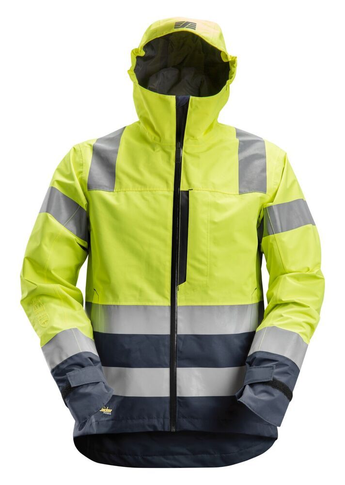 Snickers AllroundWork, High-Vis Waterproof Shell Jack Klasse 3 1330