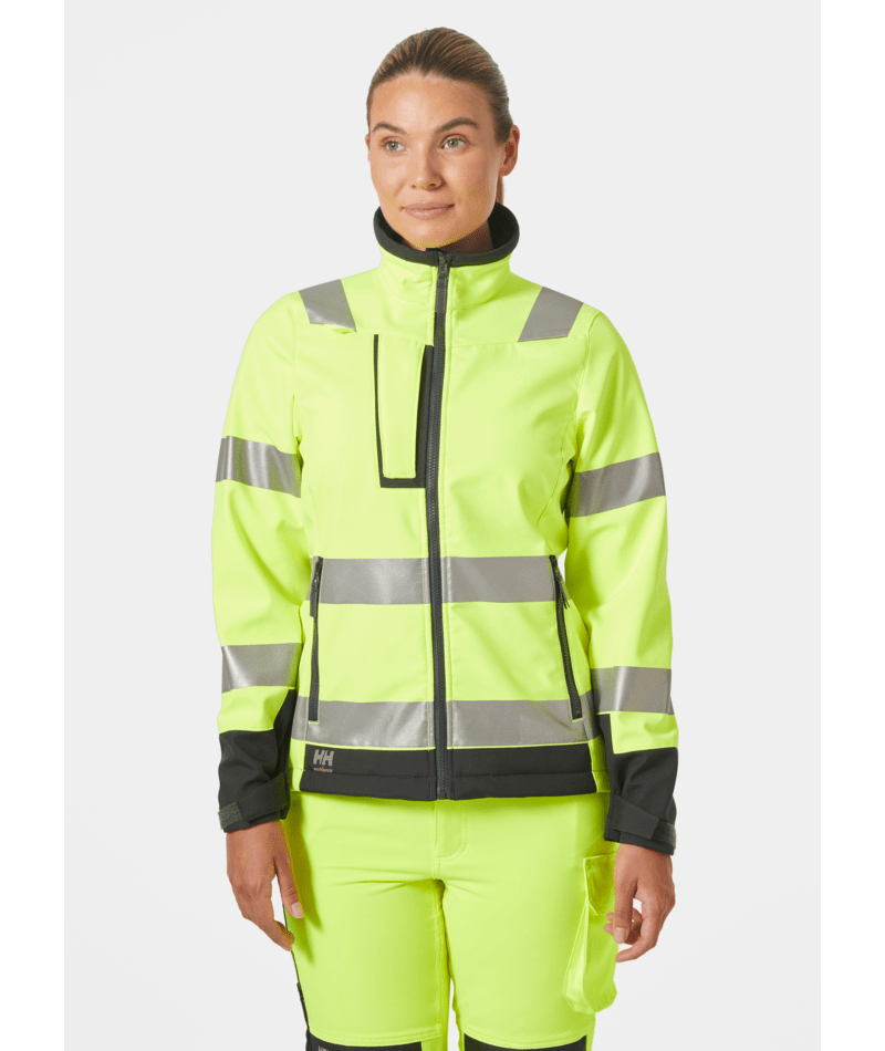 HELLY HANSEN W LUNA HI VIS SOFTS JACKET 74098