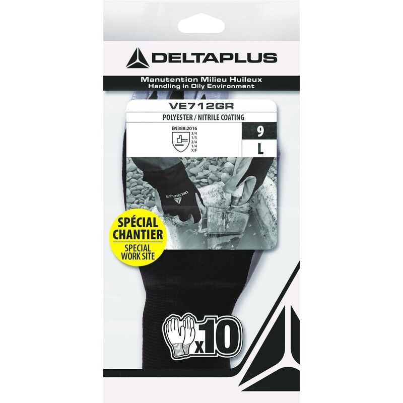 GEBREIDE HANDSCHOEN VE712GR 10 Delta Plus