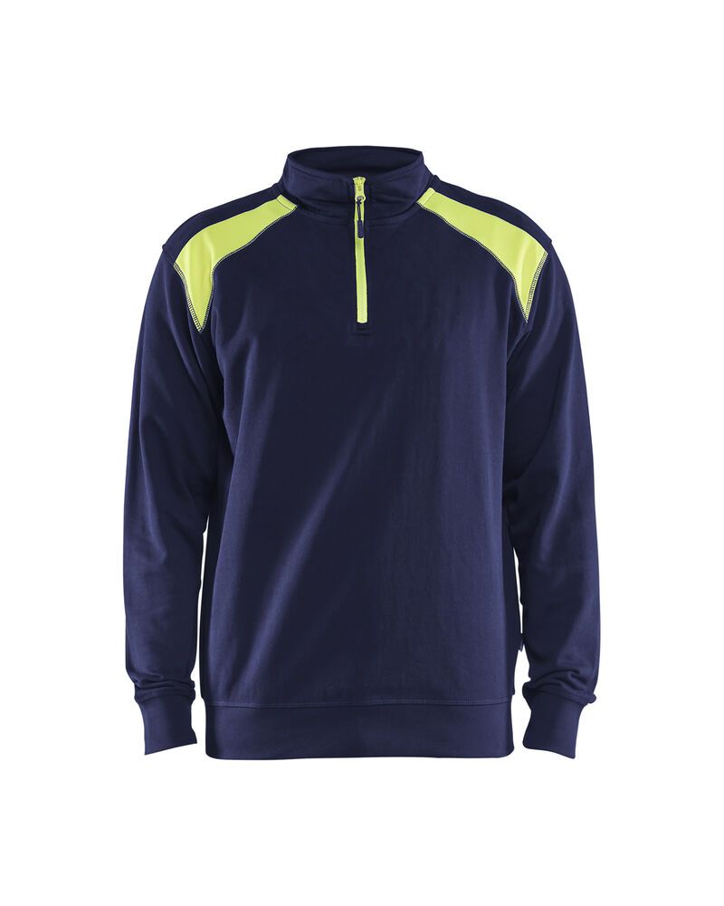 marine/high vis geel