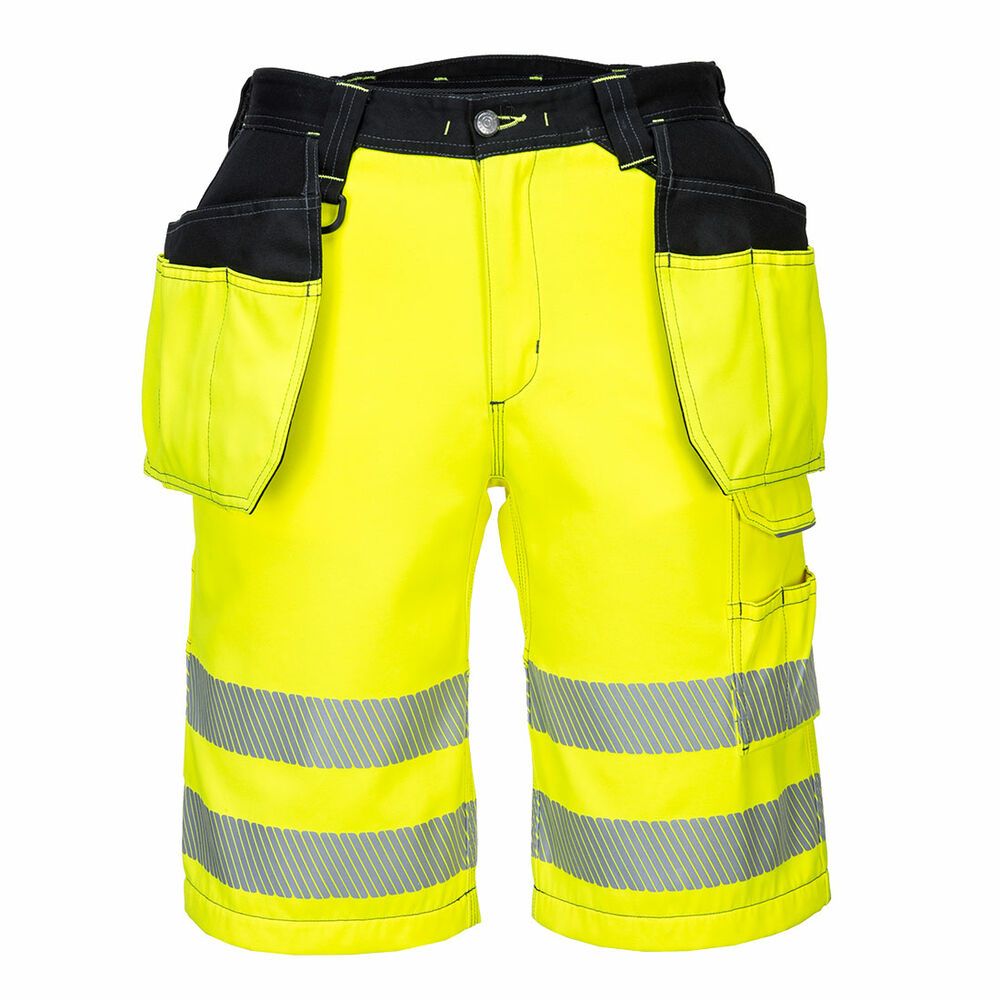 PW3 Hoge zichtbaarheid Korte Broek met holsterzakken