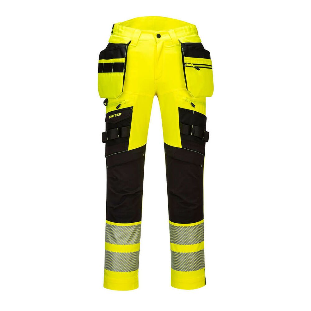 DX4-Hi-Vis broek met afneembare holsterzakken