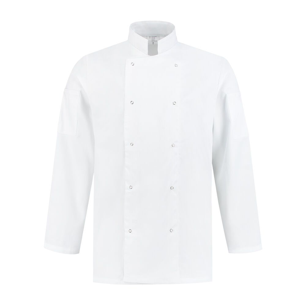 Koksbuis polyester/katoen wit maat S