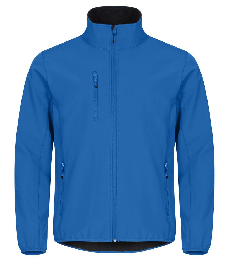 Classic softshell jacket heren kobalt l