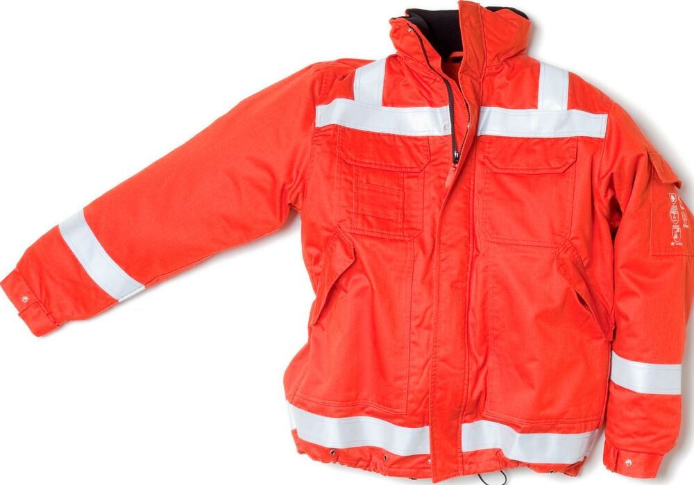 ESS Workwear Parka voorzien van striping.