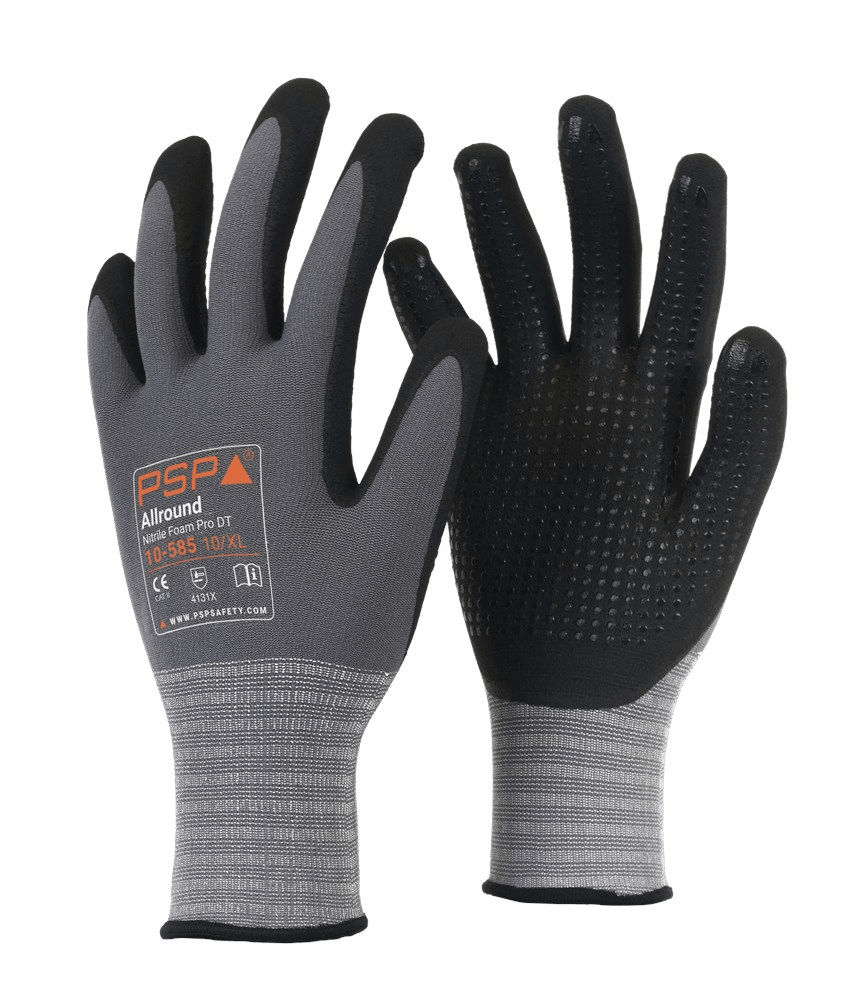 PSP 10-585  Allround Nopjes Top Nitril Schuim Werkhandschoen