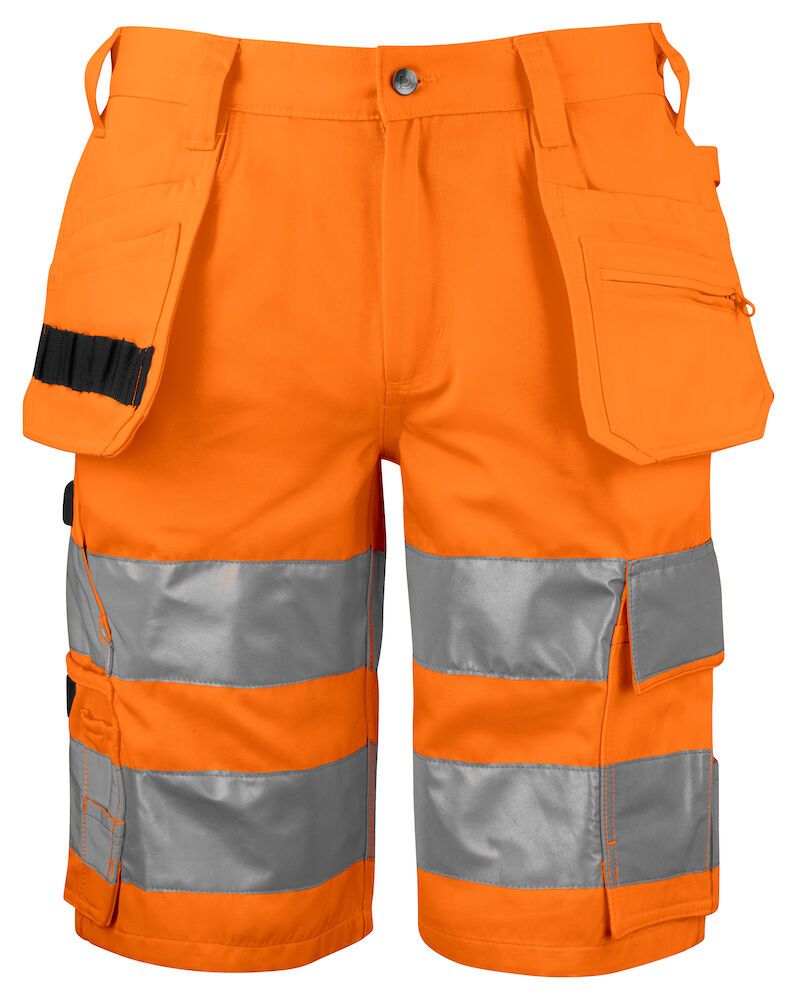 Projob 6535 SIGNALISATIESHORT MET SPIJKERZAKKEN EN ISO 20471 KLASSE 2