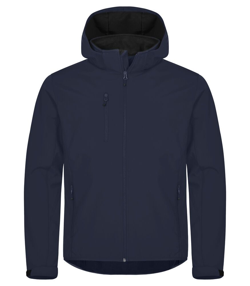 Classic hoody softshell jacket dark navy s