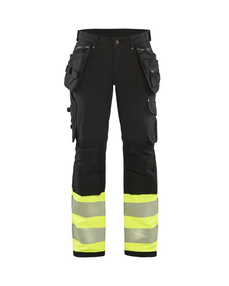 Blåkläder 7193 Dames High Vis 4-weg stretch werkbroek
