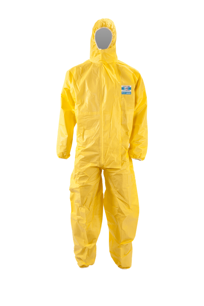 ChemDefend 310 Disposable Overall Geel Type 3+4+5