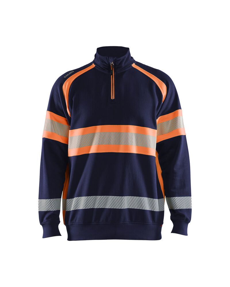 marineblauw/oranje