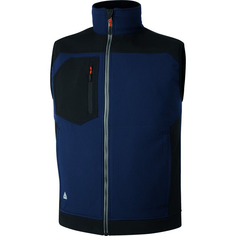 GILET HOLEN BLAUW/ZWART S Delta Plus