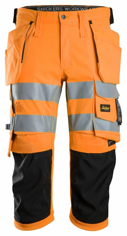 Snickers Stretch Pirate Broek met holsterzakken, High-Vis kl 1 of 2 6138