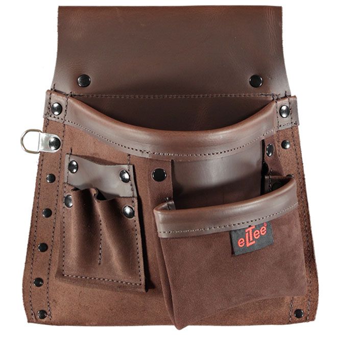 Enkele gereedschapsgordel 5 vakken en gereedschapskoord ring | NST-D | Eltee