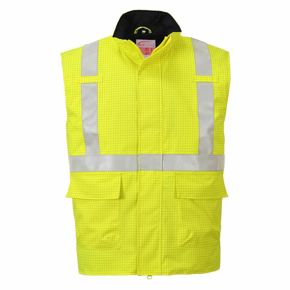 Bizflame Regen Hi-Vis Antistatische FR Bodywarmer