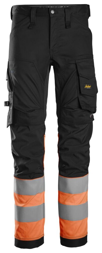 high vis oranje/zwart