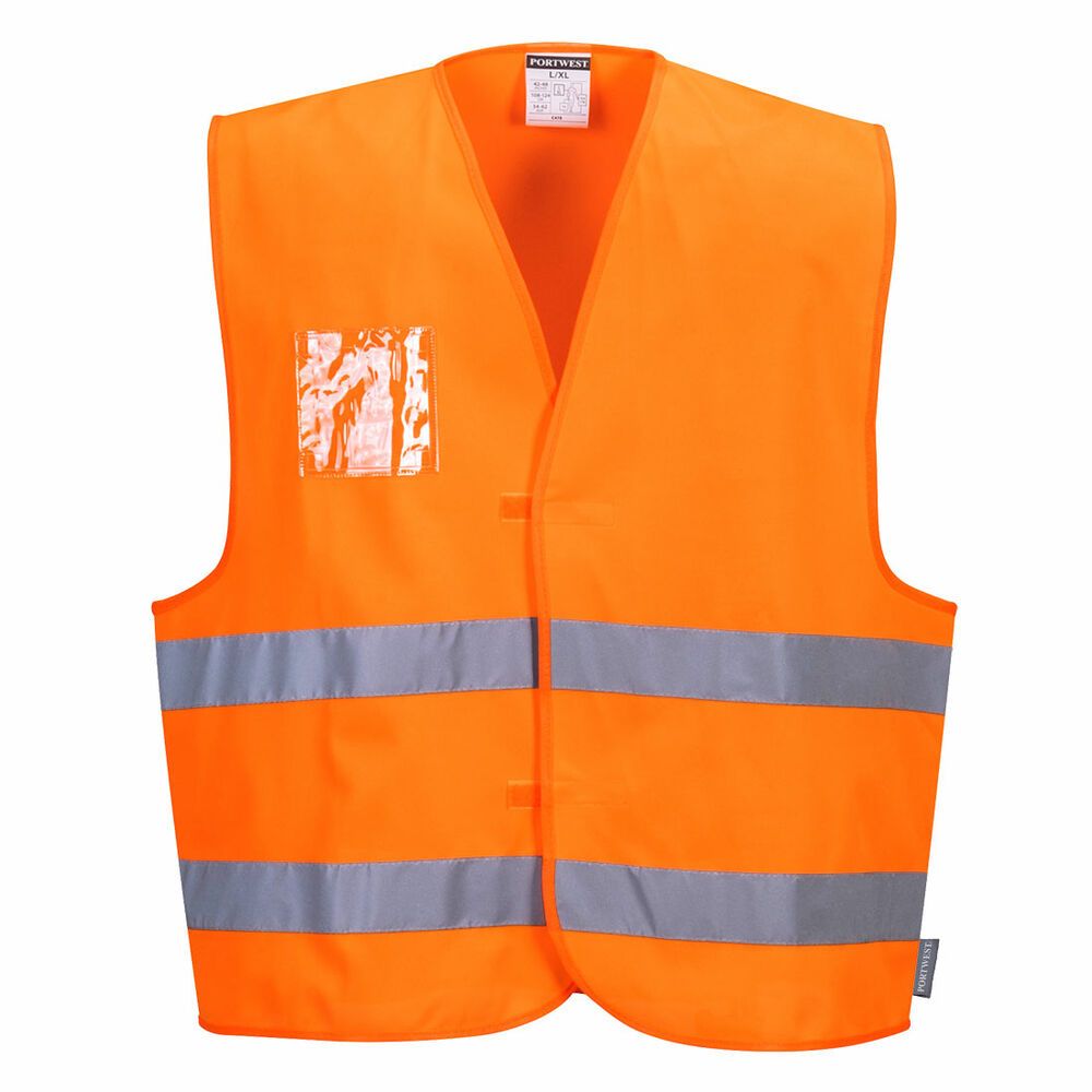 Hi-Vis Vest - Dubbele  ID Houder