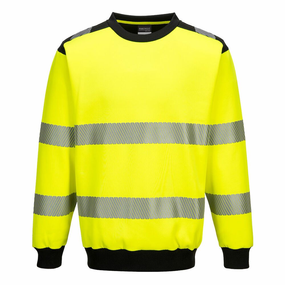 PW3 Hi-Vis Sweatshirt met ronde hals