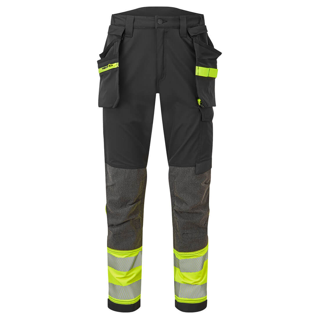 EV4 Hi-Vis stretch broek met afneembare holsterzak klasse 1