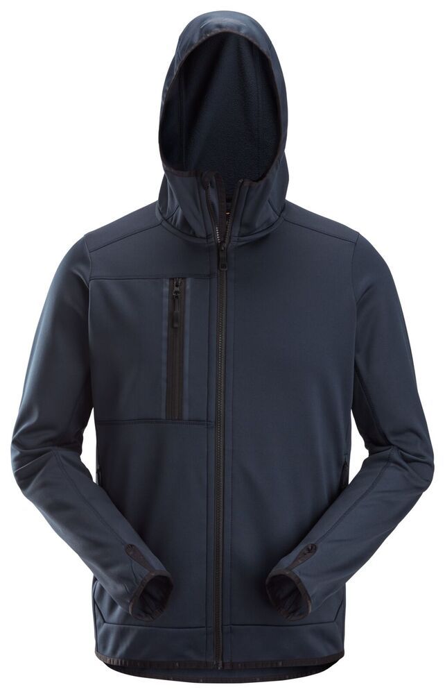Snickers AllroundWork, Fleece Hoodie met Rits 8058