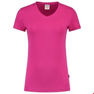 Tricorp 101008 T-shirt V-hals 190 gram fuchsia XS